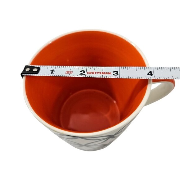 Pier 1 Imports Hand Painted Geometric Pattern 14 Oz Stoneware Mug Cup - Picture 8 of 13